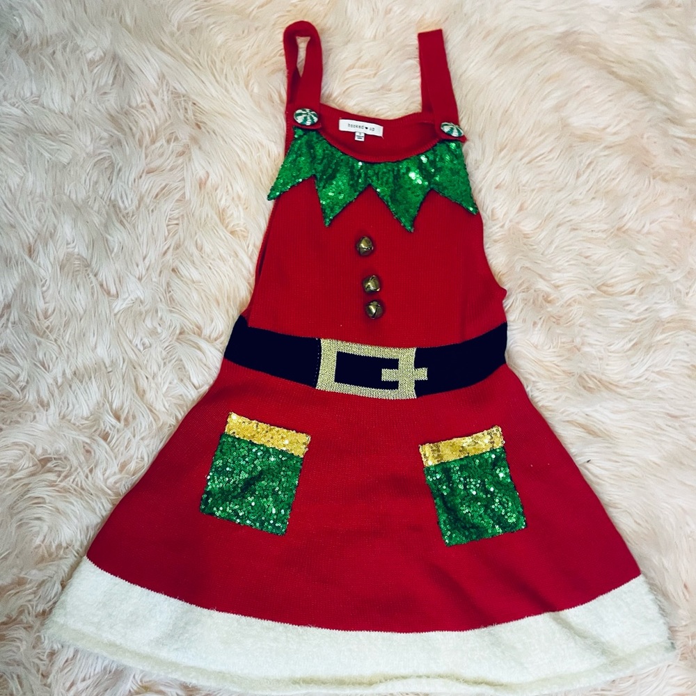 Knitted holiday dress
